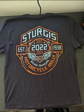 Size Large Sturgis 2022 Motorcycle Rally Graphic Tee